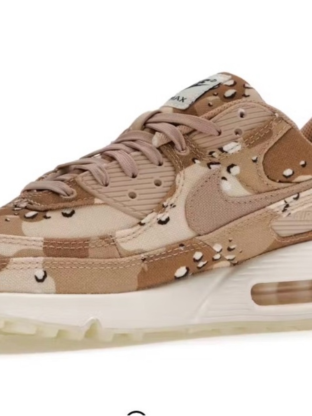 Nike Women’s Air Max Desert Camo Sneaker - Tan/Cream/Brown